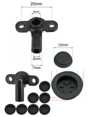 TRITON Electric Shower Pressure Relief Valve with 7 Seal Burst Discs
