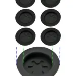 TRITON Shower Burst Disc Seal – Black, Pack of 6 for Electric Membrane