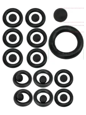 Triton Shower PRD Seal Kit – 6 O‑Ring & 6 Rubber Ball Valve Seals