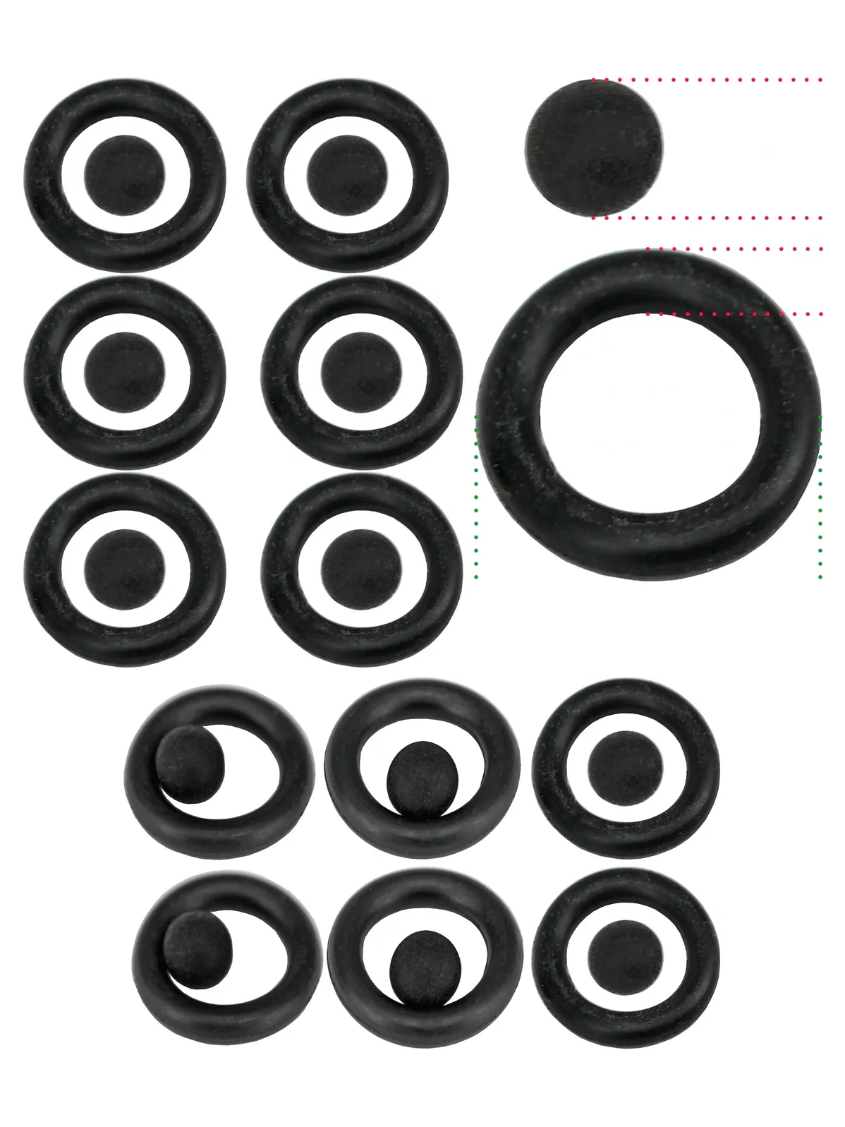 Triton Shower PRD Seal Kit – 6 O‑Ring & 6 Rubber Ball Valve Seals