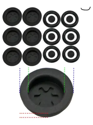 Triton Shower Seal Kit – Burst Disc, O‑Ring & Valve