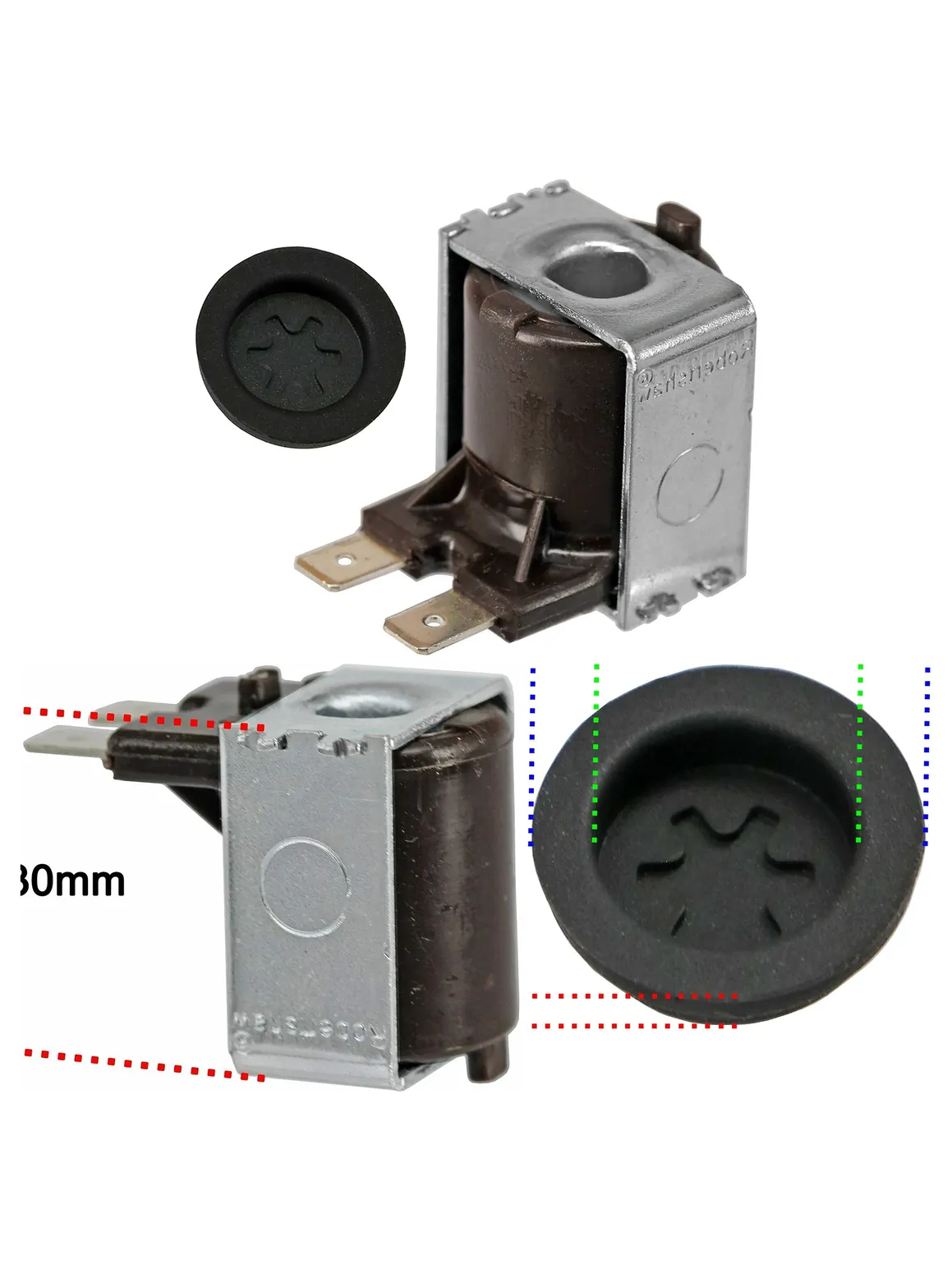 Triton Shower Solenoid Coil & Burst Disc Seal – Aquatronic Replacement