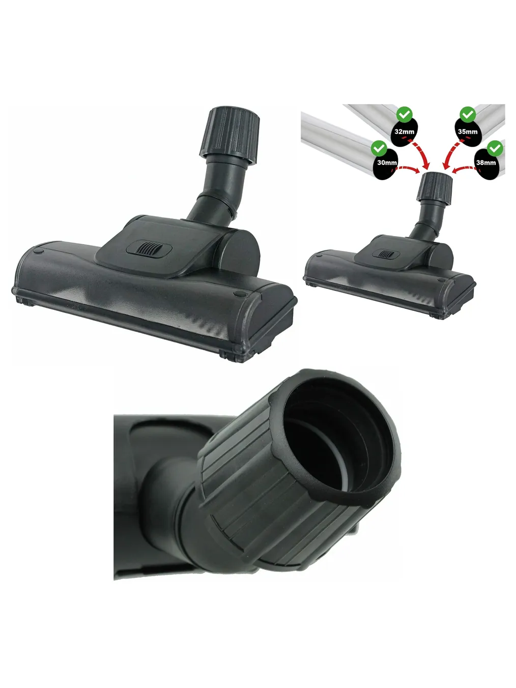 Turbo Brush Head for Electrolux Vacuum - 32mm Floor Roller Brush