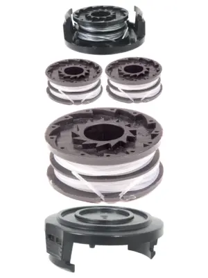 Twin Line Spool (3) + Cover Cap for SPEAR & Jackson S3525ET Trimmer