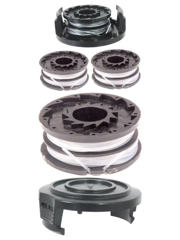 Twin Line Spool (3) + Cover Cap for SPEAR & Jackson S3525ET Trimmer