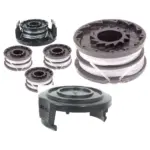 Twin Line Spool 4-Pack + Cover Cap for SPEAR & Jackson S3525ET Trimmer
