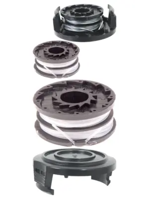 Twin Line Spool Set (2) + Cover Cap for SPEAR & Jackson S3525ET Trimmer