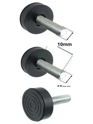 Universal 10mm Adjustable Washing Machine Foot Screw Replacement