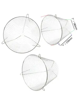 Universal 11.5" Stainless Steel Boiler Flue Guard - Round K6 Cage