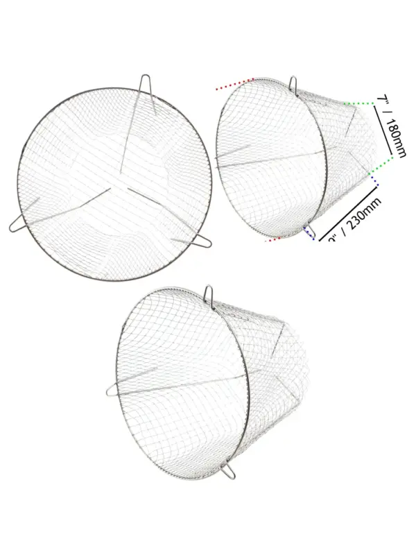 Universal 11.5" Stainless Steel Boiler Flue Guard - Round K6 Cage