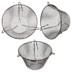 Universal 11" Brown Plastic-Coated Round Anti-Theft Alarm Cage