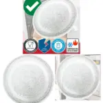 Universal 11-inch Glass Microwave Turntable Plate - Flat 28.4 cm Tray