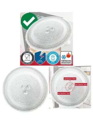 Universal 12 inch Glass Microwave Turntable Plate Y type Replacement
