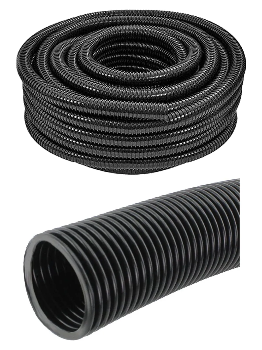 Universal 15m Flexible 25mm Corrugated Marine & Pond Pump Hose