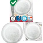 Universal 16‑inch Glass Microwave Turntable Plate – Flat Dish Tray