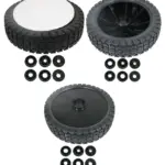 Universal 175mm Lawn Mower Wheel with Tire Reducer Bushings Set of 7