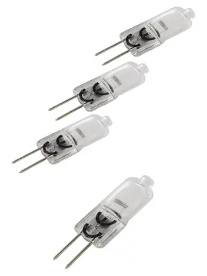Universal 20W G4 Halogen Cooker Hood Light Bulbs – Pack of 3