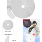 Universal 235mm Dryer Filter Kit – 10 Round Cloth Exhaust & Intake