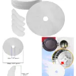 Universal 235mm Tumble Dryer Exhaust and Intake Filter Kit 20pcs