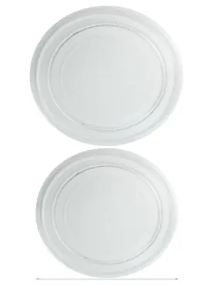 Universal 245mm Glass Microwave Turntable Plate - Smooth Flat Surface