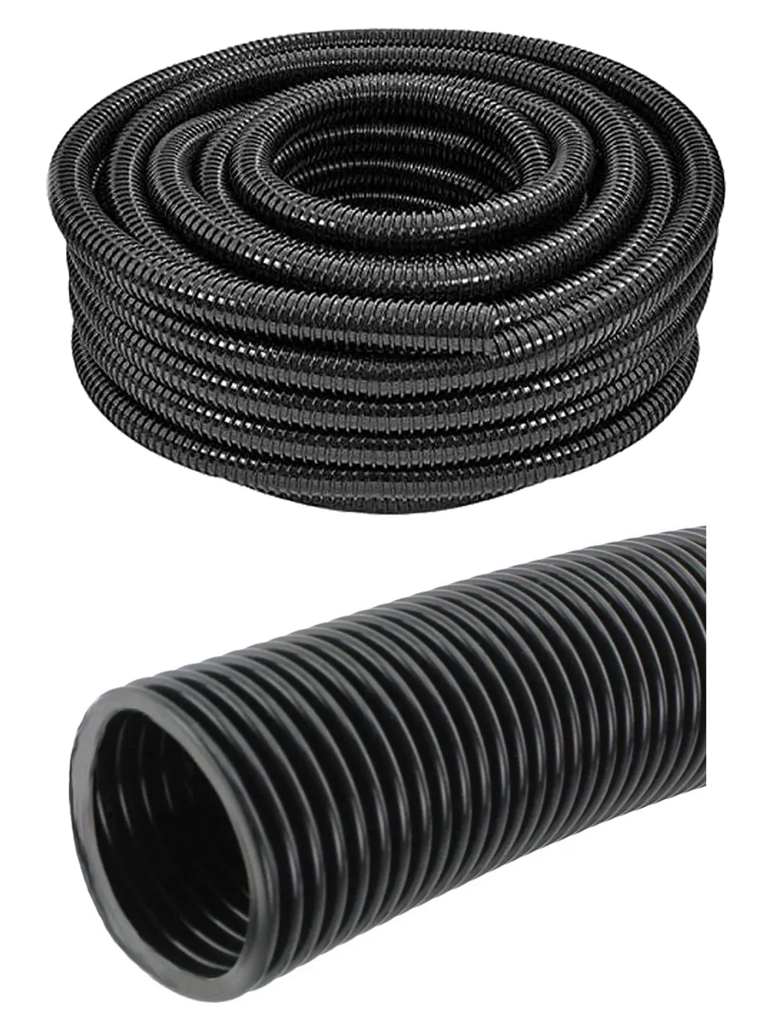 Universal 25mm x 5m Flexible Corrugated Hose – Water, Air & Dust Pipe