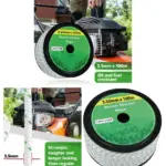 Universal 3.5mm 100m Pull-Start Rope for Lawnmowers & Chainsaws