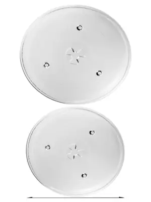 Universal 318mm Glass Microwave Turntable Plate – Fits Most Models