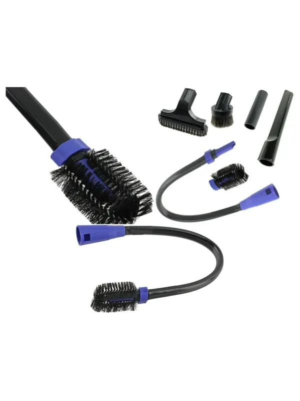 Universal 32mm Flexible Car Vacuum Brush Kit for Valet Cleaning