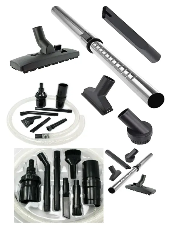 Universal 32mm Telescopic Extension Rod & Mini Brush Set for Vacuums