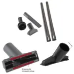 Universal 35mm Vacuum Cleaner Extension Tube with Mini Tool Kit