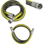 Universal 3ft 1/2" Gas Hose for Oven & Cooker BS EN14800 CE