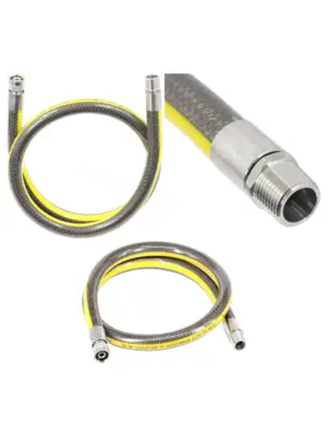 Universal 4ft 1/2" Gas Hose for Oven & Cooker – Bayonet, CE‑Approved