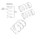 Universal 50mm Brushcutter Spool Head with Bump Feed & Springs 2 Pack