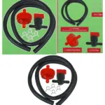 Universal 60cm Lawn Mower Fuel Line Kit – Engine Connectors & Clips