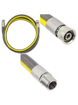 Universal 6ft 1/2" Gas Hose for Oven Cookers – Bayonet, CE/BS EN14800