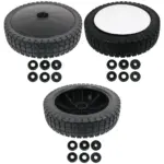 Universal 8‑inch Lawn Mower Wheel with 200mm Tire Reducer Bush