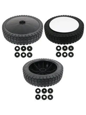 Universal 8‑inch Lawn Mower Wheel with 200mm Tire Reducer Bush