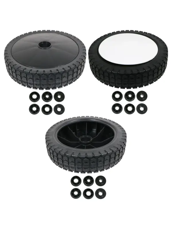 Universal 8‑inch Lawn Mower Wheel with 200mm Tire Reducer Bush