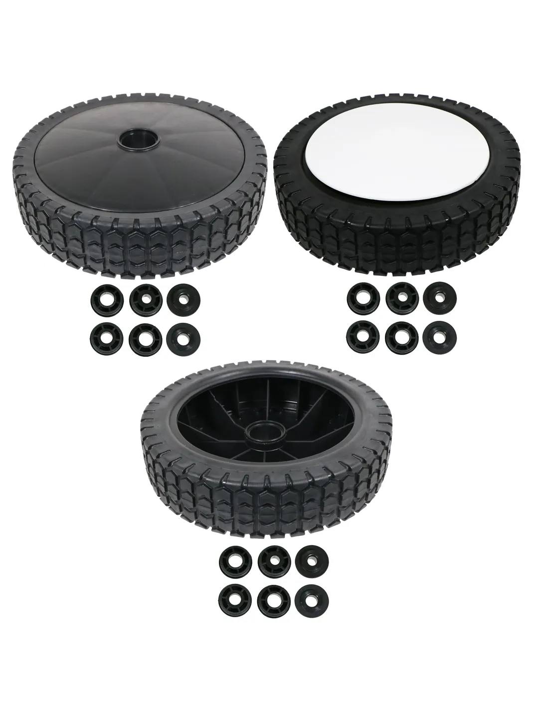 Universal 8‑inch Lawn Mower Wheel with 200mm Tire Reducer Bush