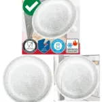 Universal 9.65" Glass Microwave Turntable Plate – 24.5cm Flat Dish Tray