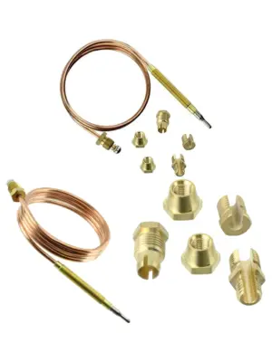 Universal 900mm Thermocouple Kit with Fixings for Gas BBQ Grills