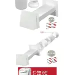 Universal AC Wall Vent Kit – 100-150mm Exterior Duct Set