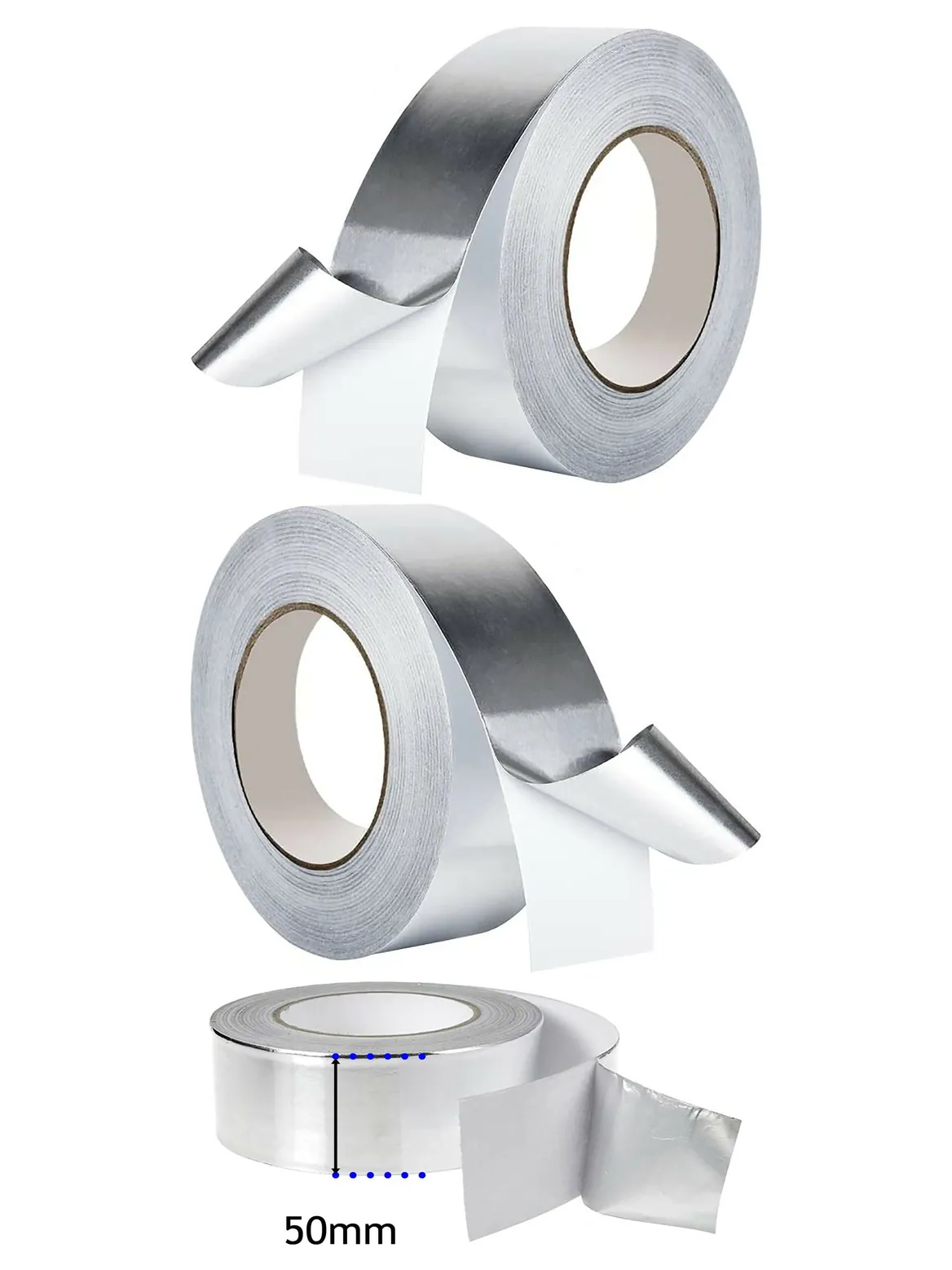 Universal Aluminum Foil Tape for Dishwashers – Anti‑Condensation, 50 mm × 45 m