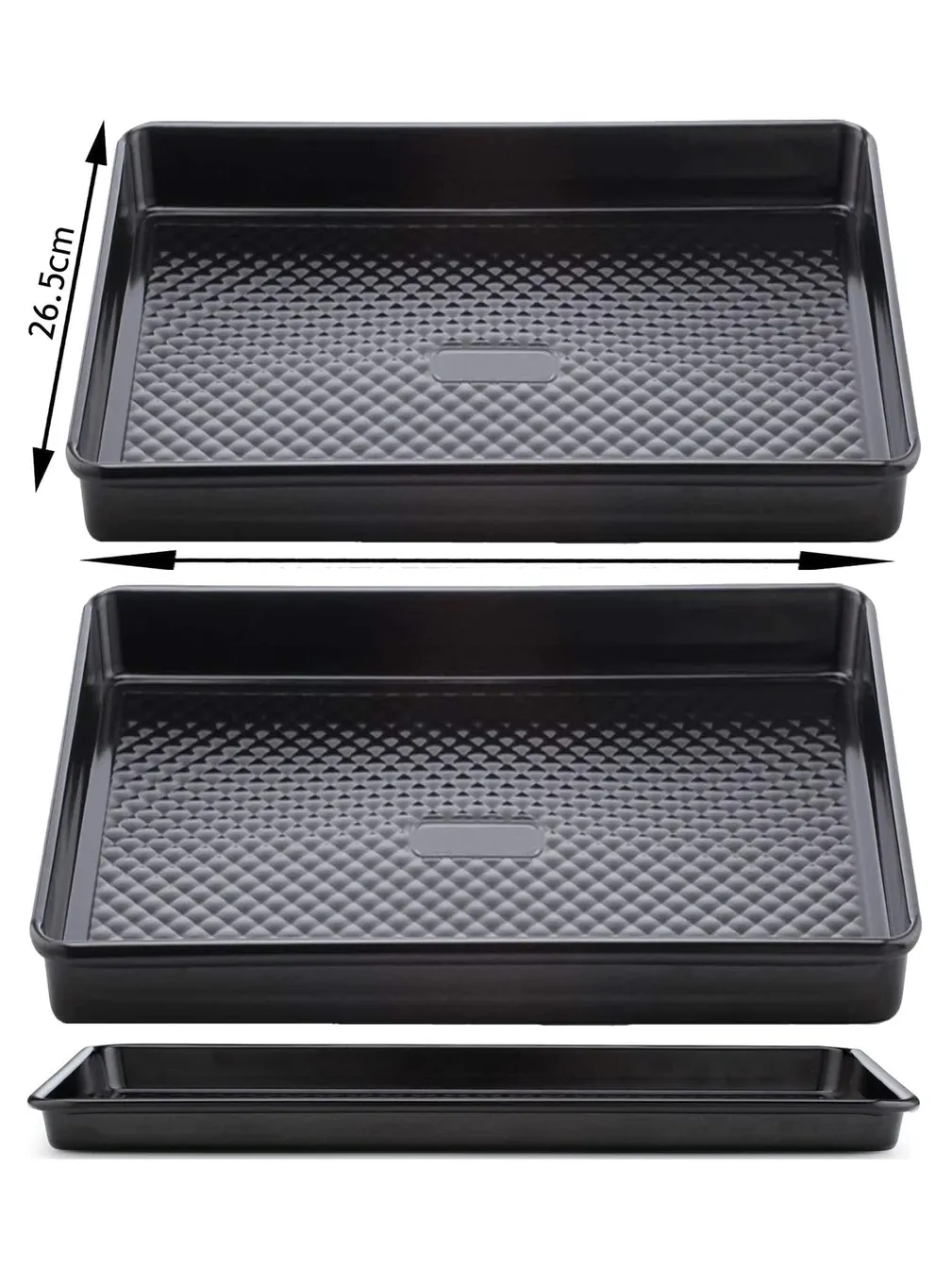 Universal Carbon Steel Non-Stick Oven Tray 39x26.5 cm Baking Pan