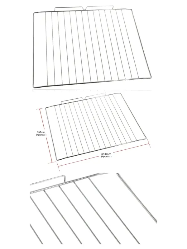 Universal Chrome Oven Grill Shelf – 463 x 360 mm Wire Rack