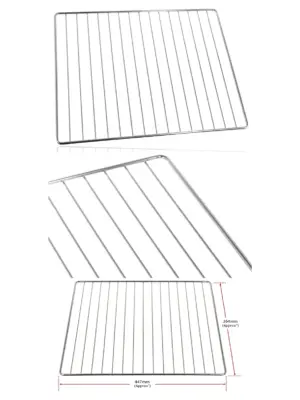 Universal Chrome Oven Shelf & Grill Rack – 447 x 364 mm