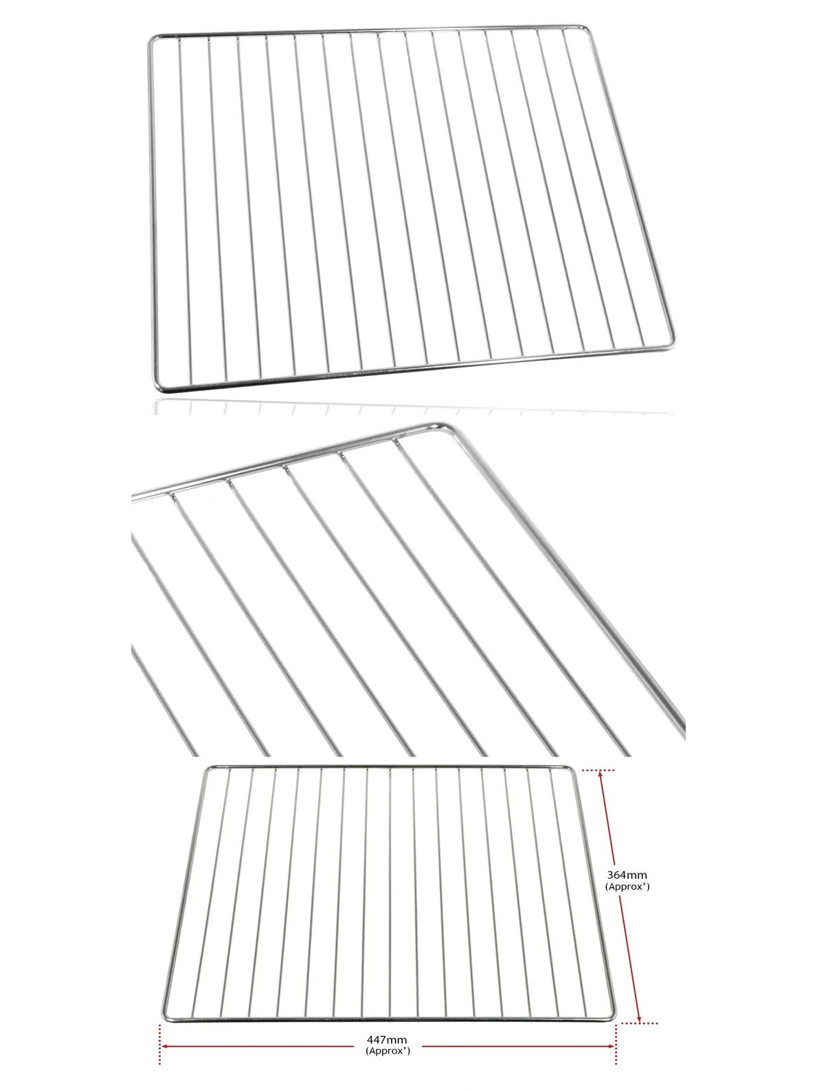 Universal Chrome Oven Shelf & Grill Rack – 447 x 364 mm