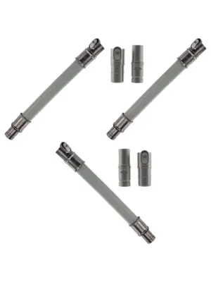 Universal Compact Extension Hose and Adapters for Dyson Vacuums
