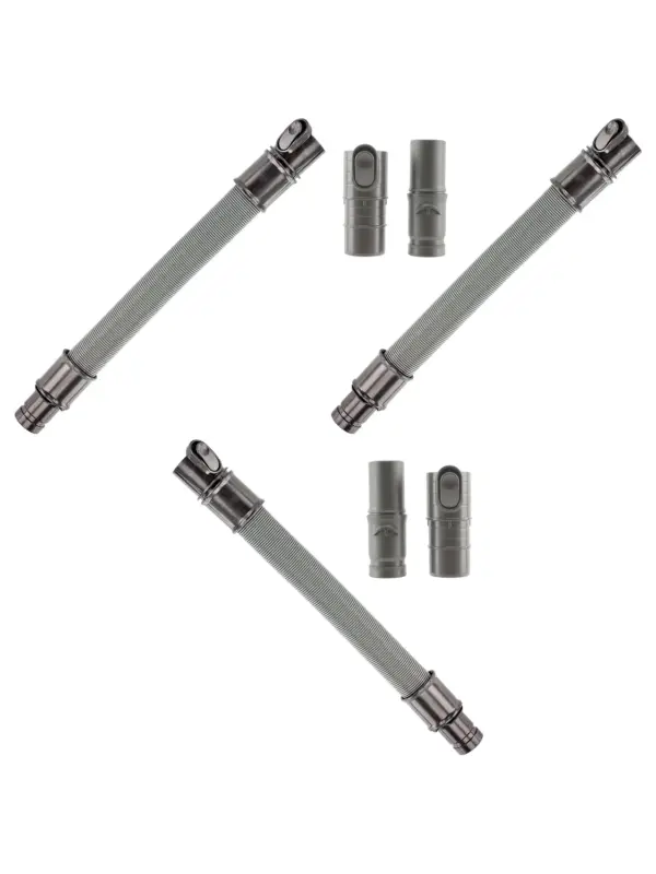 Universal Compact Extension Hose and Adapters for Dyson Vacuums