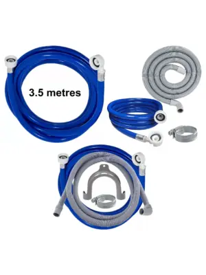 Universal Drain Hose & Fill Pipe Angle Clip for Washers/Dishwashers